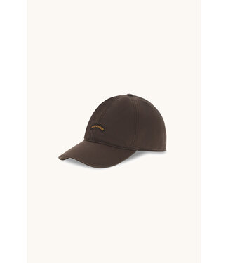 Paul & Shark Paul & Shark, Baseball Cap met Moon Batch Logo, Donkerbruin