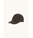 Paul & Shark Baseball Cap met Moon Batch Logo, Donkerbruin
