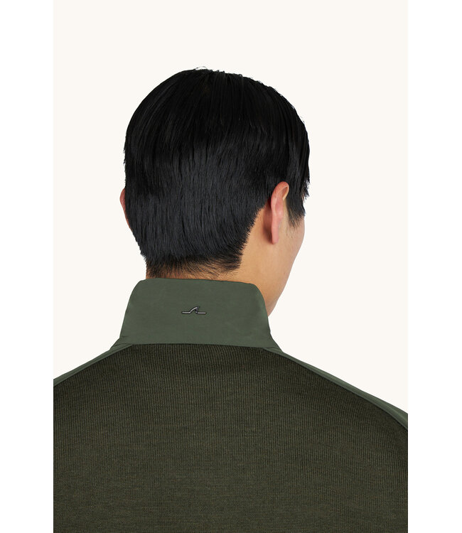 Paul & Shark Trui, Half-Zip, Typhoon RE-4x4 Stretch, Schouder Patches, Groen