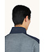 Paul & Shark Trui, Half-Zip, Typhoon RE-4x4 Stretch, Schouder Patches, Grijs met Blauw Accenten