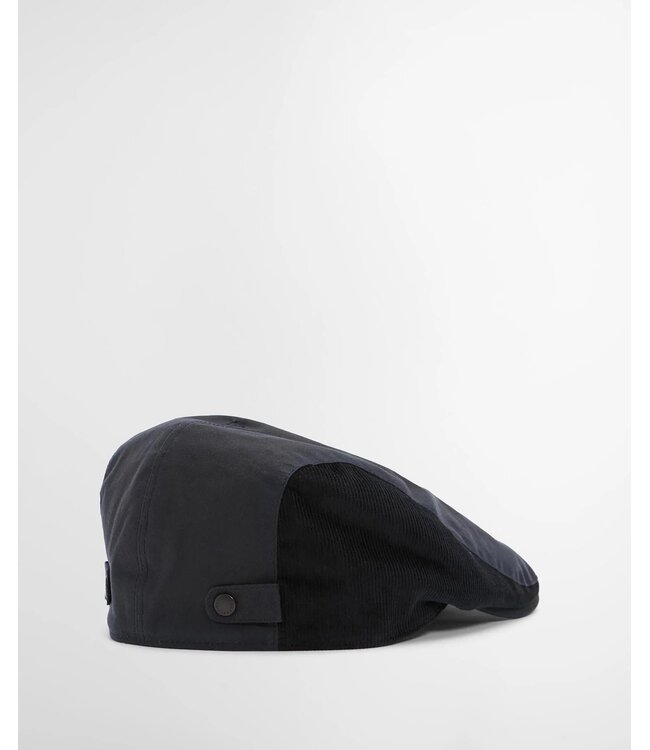 Barbour Pet, Flat Cap, Waxed, Model Ashby, Donkerblauw, Navy