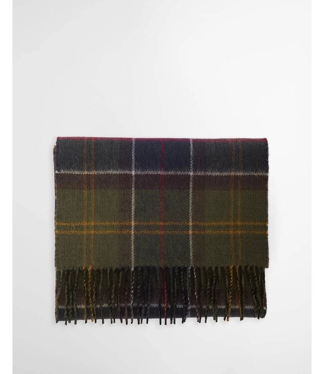 Barbour Sjaal, Lamswol, Reversible, Dramside, ClassicTartan