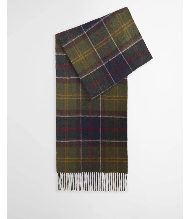 Barbour Sjaal, Lamswol, Reversible, Dramside, ClassicTartan