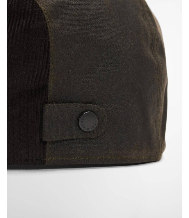 Barbour Pet, Flat Cap, Waxed, Model Ashby, Groen, Olive