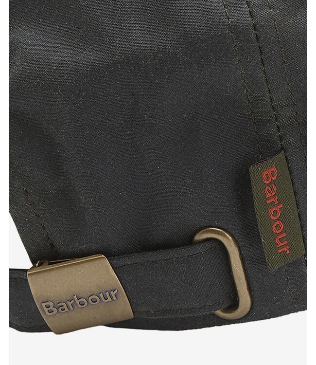 Barbour Wax Sports Cap, Anti-Perspiration, Sage