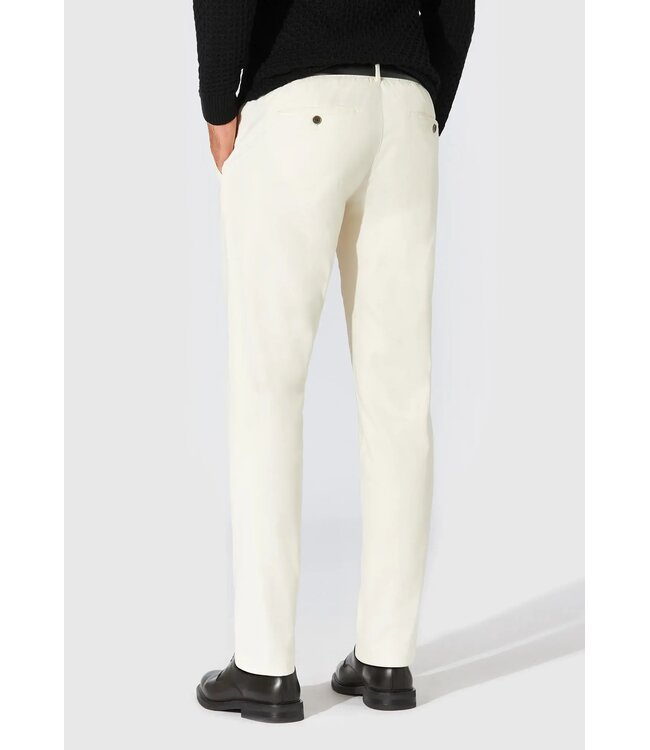 Hiltl Hiltl, Heren Broek, Chino Model, Ecru, Off White