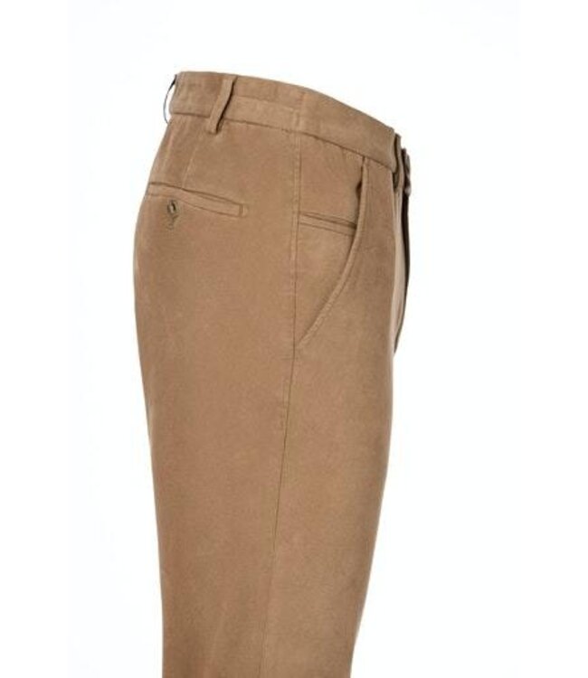 Hiltl Heren Broek, Chino Model, Soft Stretch, Camelkleur