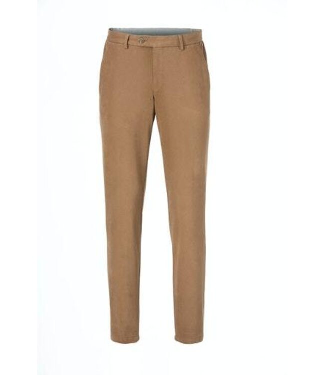 Hiltl Heren Broek, Chino Model, Soft Stretch, Camelkleur