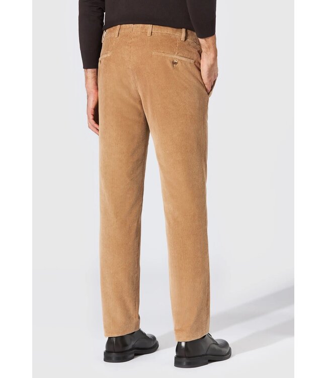 Hiltl Herenbroek, Ribcord, Brede Rib, Lichtbeige