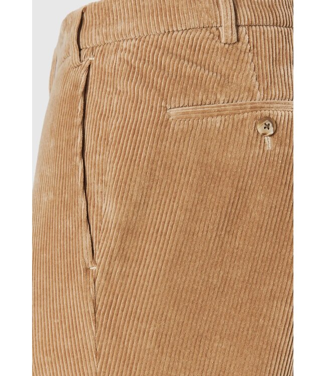 Hiltl Herenbroek, Ribcord, Brede Rib, Lichtbeige