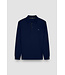 Paul & Shark Polo Shirt, Lange Mouw, Aqua Touch Katoen, Donkerblauw/Ruthenium