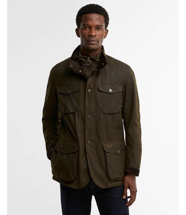 Barbour Wax Jas, Model Ogston, Olijfgroen, Olive