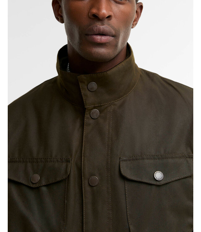 Barbour Wax Jas, Model Ogston, Olijfgroen, Olive