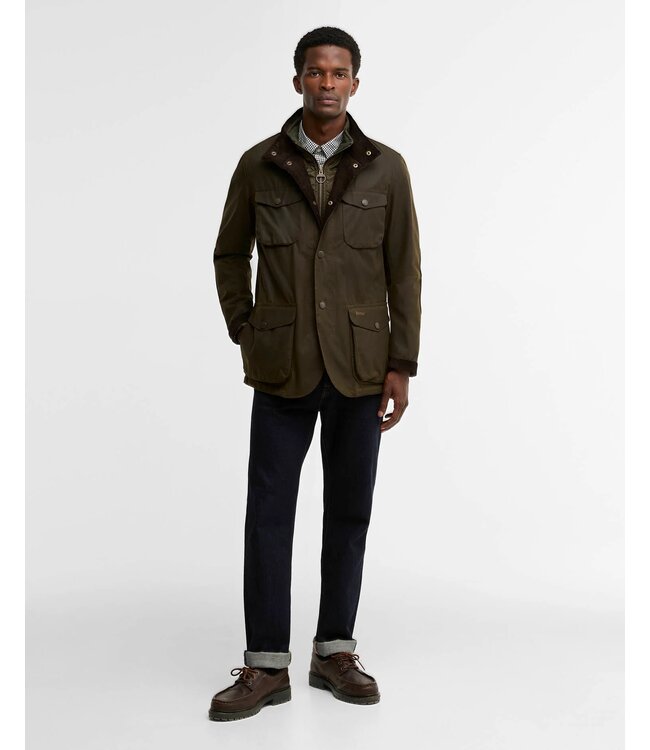 Barbour Wax Jas, Model Ogston, Olijfgroen, Olive