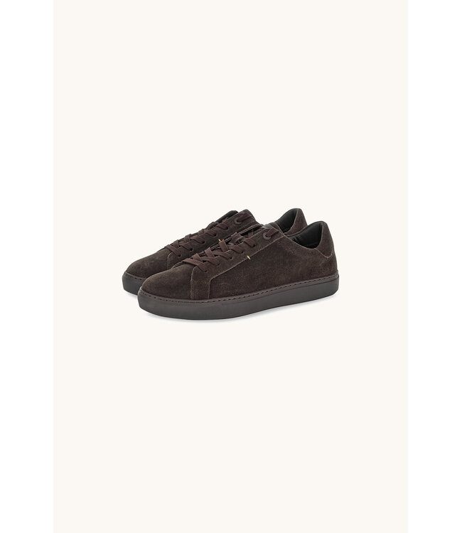 Paul & Shark Suede Sneakers, Donkerbruin