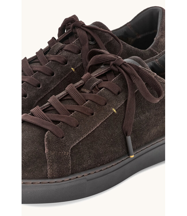 Paul & Shark Suede Sneakers, Donkerbruin