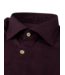 Stenstroms Overhemd, Lange Mouw, Casual, Oxford, Katoen, Bordeaux Rood, Slimline