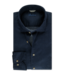Stenstroms Overhemd, Lange Mouw, Casual, Oxford, Katoen, Donkerblauw, Slimline
