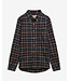 Barbour Overhemd, Tailored Fit, Flanel, Kyeloch, Midnight Oak Tartan, Grijs, Bruin, Blauw