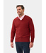 Alan Paine Geelong, V-Neck Trui, Model Albury, Kleur Rood