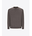 Distretto 12 Trui, Turtle Neck, Katoen Mix, Model Perugino, Grijs, Grigio Melange