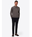 Distretto 12 Trui, Turtle Neck, Katoen Mix, Model Perugino, Grijs, Grigio Melange