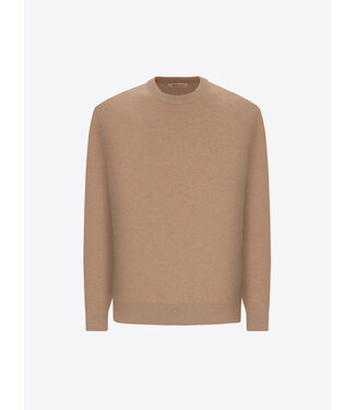Distretto 12 Distretto12, Trui, Turtle Neck, Katoen Mix, Model Perugino, Beige, Tortora, Dove Grey