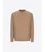 Distretto 12 Trui, Turtle Neck, Katoen Mix, Model Perugino, Beige, Tortora, Dove Grey