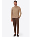 Distretto 12 Trui, Turtle Neck, Katoen Mix, Model Perugino, Beige, Tortora, Dove Grey