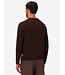 Distretto 12 Trui, Ronde Hals, Chenille Tech Mix, Structuur Knit,  Model Brid, Bruin, Moro