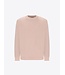 Distretto 12 Trui, Ronde Hals, Chenille Tech Mix, Structuur Knit,  Model Brid, Creme, Off-White
