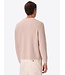 Distretto 12 Trui, Ronde Hals, Chenille Tech Mix, Structuur Knit,  Model Brid, Creme, Off-White