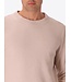 Distretto 12 Trui, Ronde Hals, Chenille Tech Mix, Structuur Knit,  Model Brid, Creme, Off-White