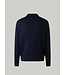 Maerz Munchen Polo, Lange Mouw, Merino Wol, Donkerblauw
