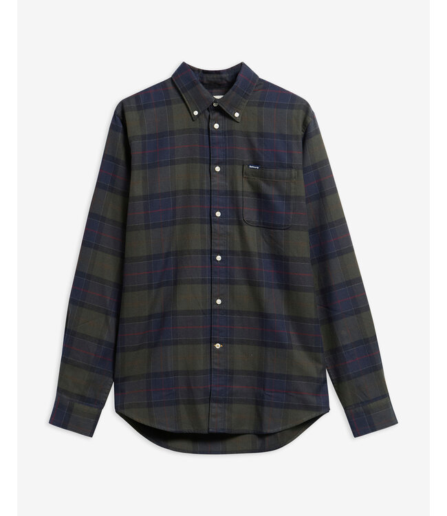 Barbour Overhemd, Tailored Fit, Katoen, Model Kyeloch, , Groen, Blauw, Beige, Rood Geruit
