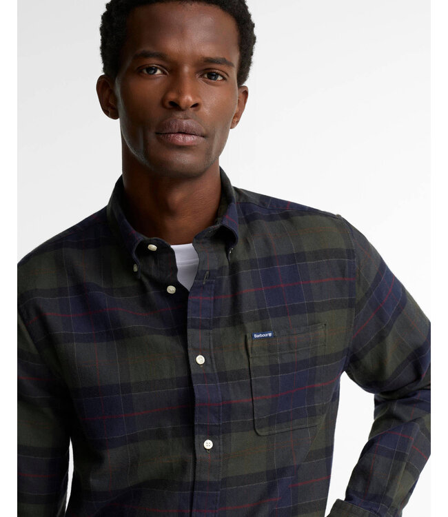 Barbour Overhemd, Tailored Fit, Katoen, Model Kyeloch, , Groen, Blauw, Beige, Rood Geruit