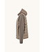Paul & Shark Hybrid Vest met Rits, Af-ritsbare Capuchon en Mouwen, Wol, Taupe