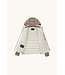 Paul & Shark Hybrid Vest met Rits, Af-ritsbare Capuchon en Mouwen, Wol, Taupe