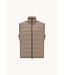 Paul & Shark Hybrid Vest met Rits, Af-ritsbare Capuchon en Mouwen, Wol, Taupe