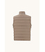 Paul & Shark Hybrid Vest met Rits, Af-ritsbare Capuchon en Mouwen, Wol, Taupe
