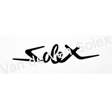 Sticker black print 35 x 150 mm - 2 pieces