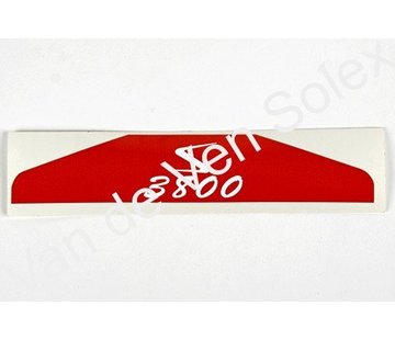 Autocollant pour couvercle de filtre Type 3800 - Hongrois