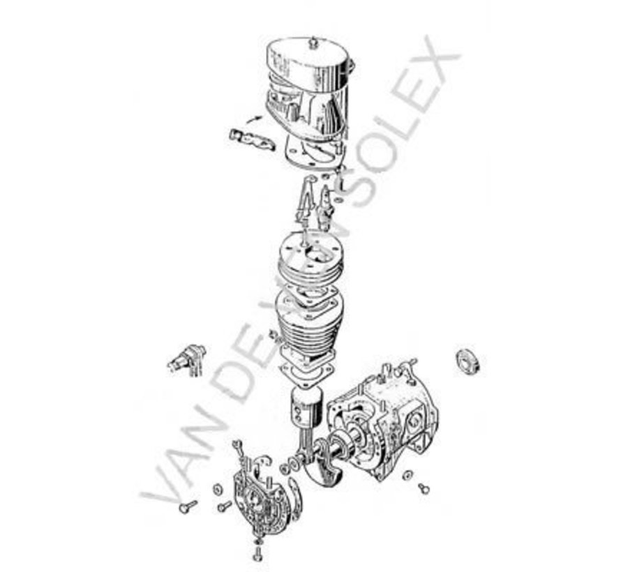 Aufkleber für Filterdeckel Type 3800 - Ungarisch