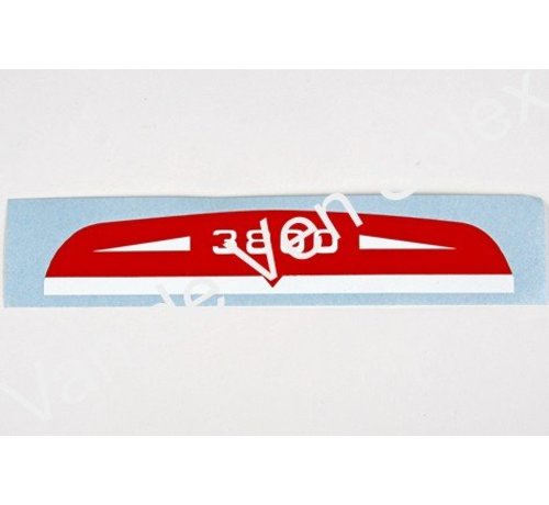Autocollant pour couvercle de filtre Type 3800 original