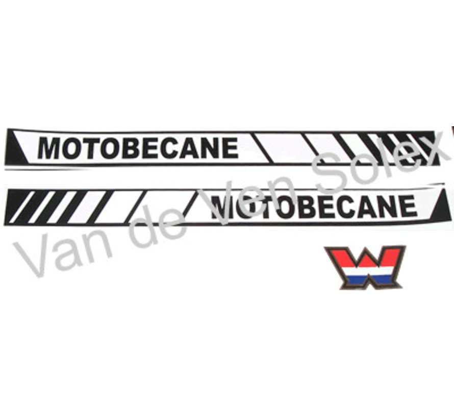 Kit d'autocollants Motobecane Type 3800