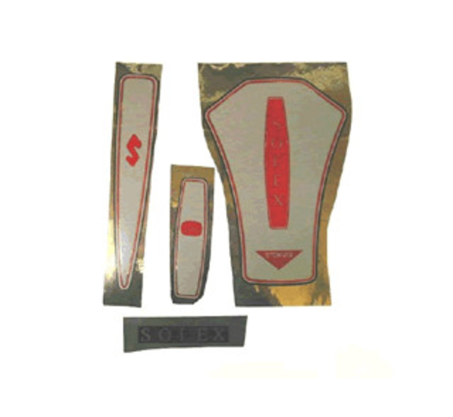 Sticker set Stokvis/ van der Heem, red/grey Type OTO