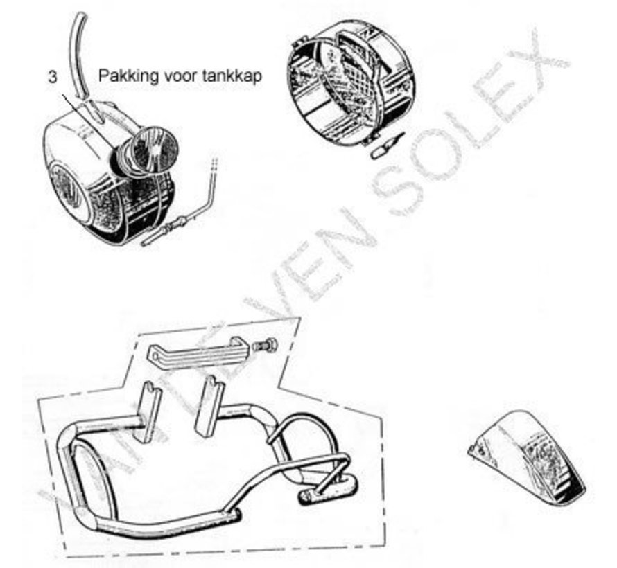 03. Dichtung für Tankdeckel Solex