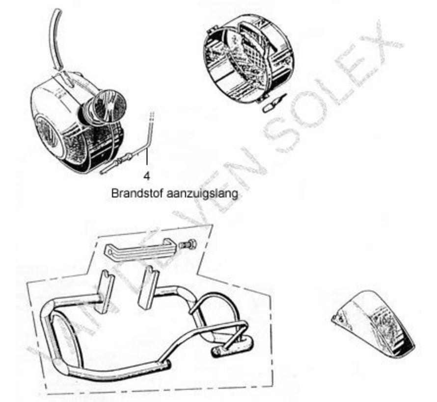 04. Fuel suction pipe from fuel Tank to pump Solex