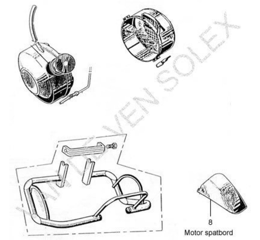 08. Engine mudguard black