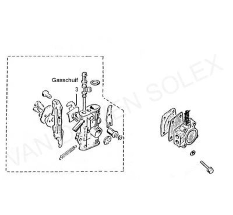 03. Clapet de régulation pour carburateur